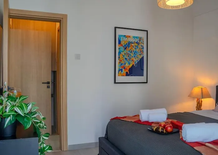 Beautiful One Bedroom Apartment, 186 Meters To Beach, Location Next To Cafes & Bars * Limassol