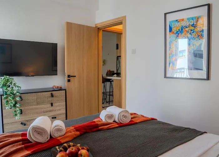 Beautiful One Bedroom Apartment, 186 Meters To Beach, Location Next To Cafes & Bars * Limassol