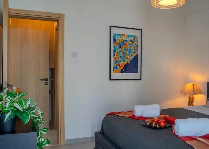 Beautiful One Bedroom Apartment, 186 Meters To Beach, Location Next To Cafes & Bars Limasol