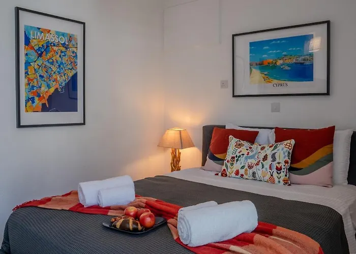 Beautiful One Bedroom Apartment, 186 Meters To Beach, Location Next To Cafes & Bars Limasol