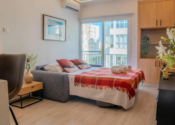 Beautiful One Bedroom Apartment, 186 Meters To Beach, Location Next To Cafes & Bars Limasol